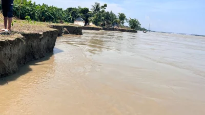 আসছে বর্ষা ফের অধিক ভাঙন আতঙ্কে জাজিরাবাসী। ছবি: ইত্তেফাক