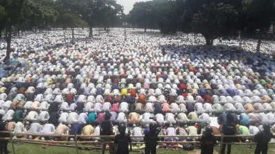 কিশোরগঞ্জের শোলাকিয়া ঈদগাহ ময়দান। ছবি: ইত্তেফাক 