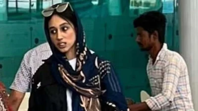 অমৃতপালের স্ত্রী কিরণদীপ কৌর তিন দিন আগে লন্ডন থেকে পালানোর সময় ধরা পড়েছিলেন।