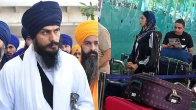 অমৃতপাল প্রথমে তার স্ত্রীকে যুক্তরাজ্যে পাঠাতে চেয়েছিলেন।