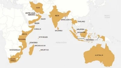 ইন্দো-প্যাসিফিক অঞ্চল। সংগৃহীত ছবি