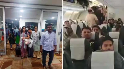 যুদ্ধ বিধ্বস্ত সুদান থেকে দেশে ফিরেছেন ৩৬০ জন ভারতীয়।