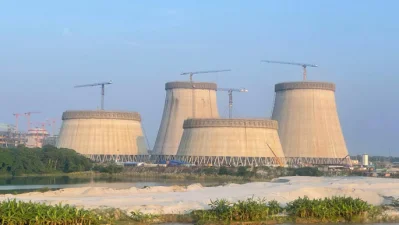 রূপপুর পারমাণবিক বিদ্যুৎকেন্দ্র। 