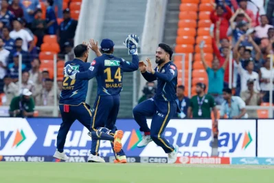 গুজরাট টাইটানসের উইকেট আনন্দ। ছবি: আইপিএল ওয়েবসাইট