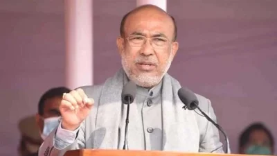মণিপুরের মুখ্যমন্ত্রী এন বীরেন সিং৷