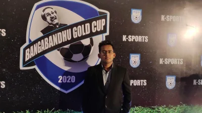 প্রথম বাংলাদেশি ফিফা এজেন্ট নিলয় বিশ্বাস। 