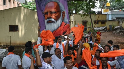 নরেন্দ্র মোদি ছিলেন বিজেপির প্রচারের মুখ।
