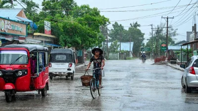 মিয়ানমারে ঘূর্ণিঝড়ের প্রভাব। সংগৃহীত ছবি