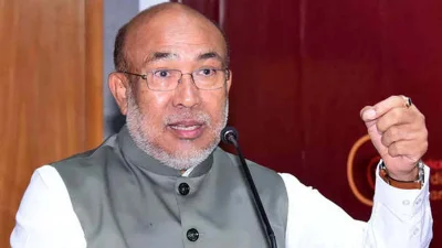 মণিপুরের মুখ্যমন্ত্রী এন বীরেন সিং।