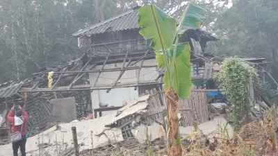 গত বছর কাঁথির একটি গ্রামে বিস্ফোরণ হয়েছিল।