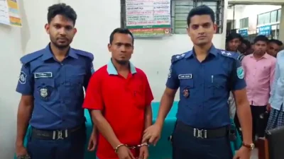 আটক মাহিন্দ্র মালিক মো. মাসুদ বেপারী (৪০)