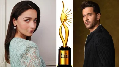 সেরার অভিনেত্রী আলিয়া ভাট ও সেরা অভিনেতার সম্মান পেলেন হৃত্বিক রোশন। ছবি: সংগৃহীত 