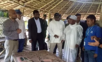 কক্সবাজারে রোহিঙ্গা ক্যাম্প পরিদর্শনে ওআইসির মহাসচিব। ছবি: ইত্তেফাক