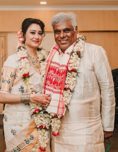 রূপালী বড়ুয়ার সঙ্গে আশিস বিদ্যার্থী। ছবি: সংগৃহীত