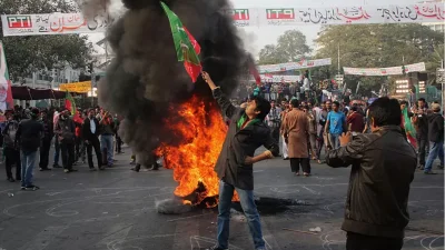 পাকিস্তানে সেনাবাহিনীর বিরুদ্ধে এরকম বিক্ষোভ ছিল অভূতপূর্ব।