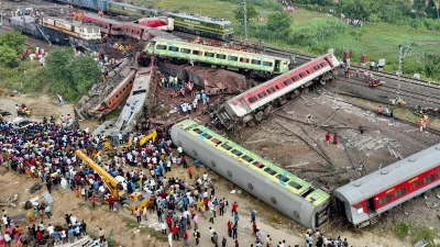 ভারতের উড়িষ্যায় ট্রেন দুর্ঘটনা