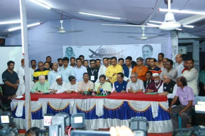 সংবাদ সম্মেলনে আবুল খায়ের আব্দুল্লাহ। ছবি: ইত্তেফাক