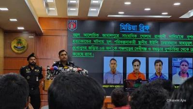 মিডিয়া ব্রিফিং দিচ্ছেন খন্দকার আল মঈন। ছবি: ইত্তেফাক