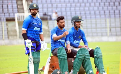 সিলেটে বাংলাদেশ দলের অনুশীলন। ছবি: ফেসবুক থেকে নেওয়া