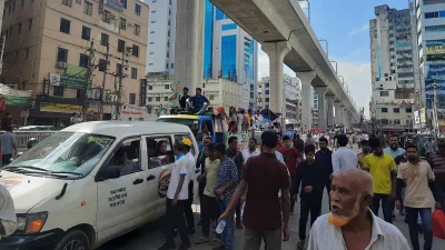  বিএনপির পদযাত্রা। ছবি: ইত্তেফাক