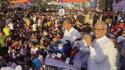 শুক্রবারের সমাবেশে বক্তব্য রাখেন বিএনপি মহাসচিব মির্জা ফখরুল ইসলাম আলমগীর