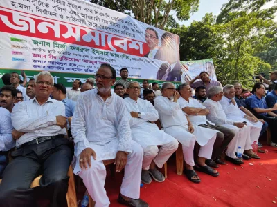 বিএনপির জনসমাবেশ। ছবি: আব্দুল গনি