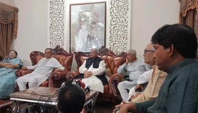 ১৪ দলের বৈঠক। ছবি: সংগৃহীত