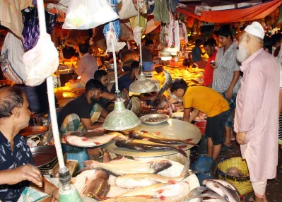 মাছের বাজার। ছবি: ফোকাস বাংলা
