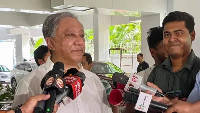 বাংলাদেশ ক্রিকেট বোর্ডের (বিসিবি) সভাপতি নাজমুল হাসান পাপন। 