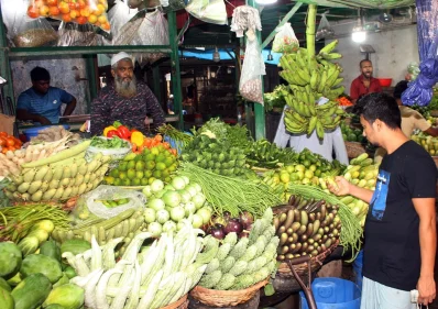 সবজির বাজার। ছবি: ফোকাস বাংলা
