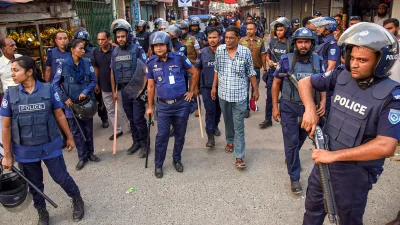 গাইবান্ধায় বিএনপি-পুলিশের ধাওয়া পাল্টা ধাওয়া