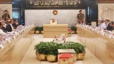 মন্ত্রিপরিষদ বৈঠক। ছবি: ফোকাস বাংলা