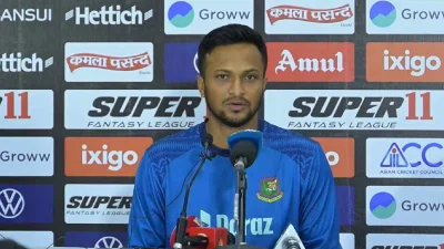 সাকিব আল হাসান। 