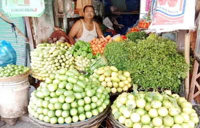 সবজির বাজার। ছবি: ফোকাস বাংলা