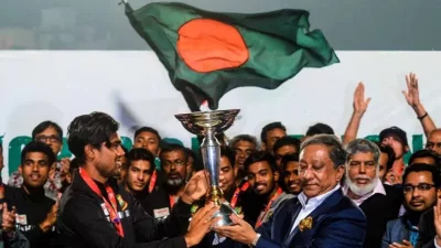ভারতকে হারিয়ে অনুর্ধ্ব ১৯ বিশ্বকাপ জয় বাংলাদেশের ক্রিকেটের বড় সাফল্য।