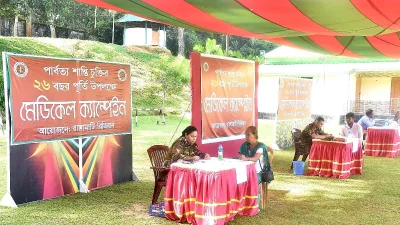 ফ্রি মেডিক্যাল ক্যাম্পেইন। ছবি : সংগৃহীত 
