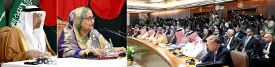 প্রধানমন্ত্রীর উপস্থিতিতে গ্লোবাল অপারেটর আরএসজিটিআই ও চট্টগ্রাম বন্দর কর্তৃপক্ষের মধ্যে চুক্তি স্বাক্ষর হয়। ছবি: প্রধানমন্ত্রীর প্রেস উইং
