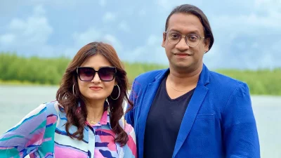 সাব্বির জামান ও সিন্থিয়া ইয়াসমিন। ছবি : সংগৃহীত  