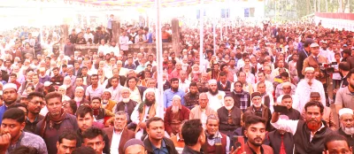 আওয়ামী লীগের বর্ধিতসভায় নেতাকর্মীদের একাংশ। ছবি : ইত্তেফাক 