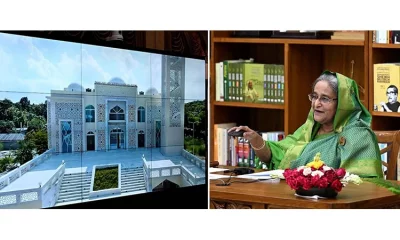 পঞ্চম ধাপে মডেল মসজিদ উদ্বোধন। ছবি: সংগৃহীত