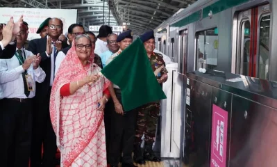 আগারগাঁও-মতিঝিল অংশের মেট্রোরেল উদ্বোধন। ছবি: সংগৃহীত