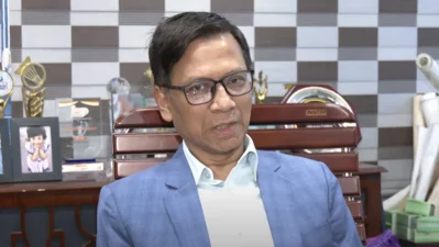 বসুন্ধরা কিংসের সভাপতি ইমরুল হাসান। 