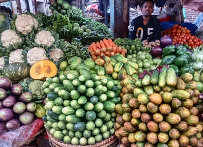 সবজির বাজার। ছবি: ফোকাস বাংলা