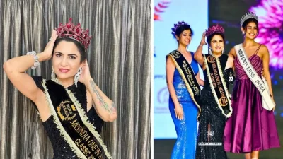 &lsquo;মিসেস ইন্ডিয়া ওয়ান ইন আ মিলিয়ন-২০২৩&rsquo; জিতে নিলেন রূপিকা। ছবি: সংগৃহীত