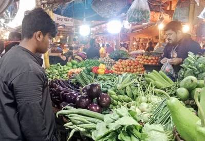 সবজির বাজার। ছবি: ফোকাস বাংলা