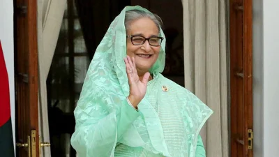 সাবেক  প্রধানমন্ত্রী শেখ হাসিনা।