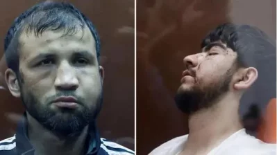 অভিযুক্ত শামসিদিন ফরিদুনি এবং মুহাম্মাদসোবির ফয়জভকে আদালতে নেয়ার পর।  ছবি: রয়টার্স