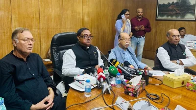 মন্ত্রীপরিষদ সভাকক্ষে খাদ্য পরিকল্পনা ও পরিধারণ কমিটির বৈঠক