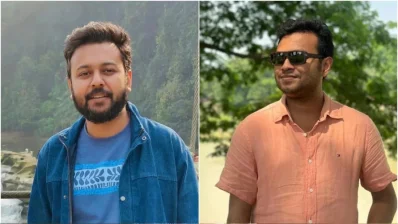 হামলার শিকার দেশ রূপান্তর মাল্টিমিডিয়া সাংবাদিক (বায়ে) নাসিমুল আহমেদ শুভ ও (ডানে) নিহার সরকার অংকুর 
