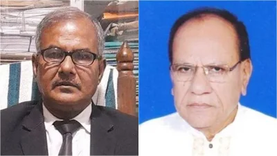 ভুক্তভোগী মোস্তাফিজুর রহমান মুকুল ও অভিযুক্ত শহিদুল ইসলাম মিলন। ছবি: ইত্তেফাক
